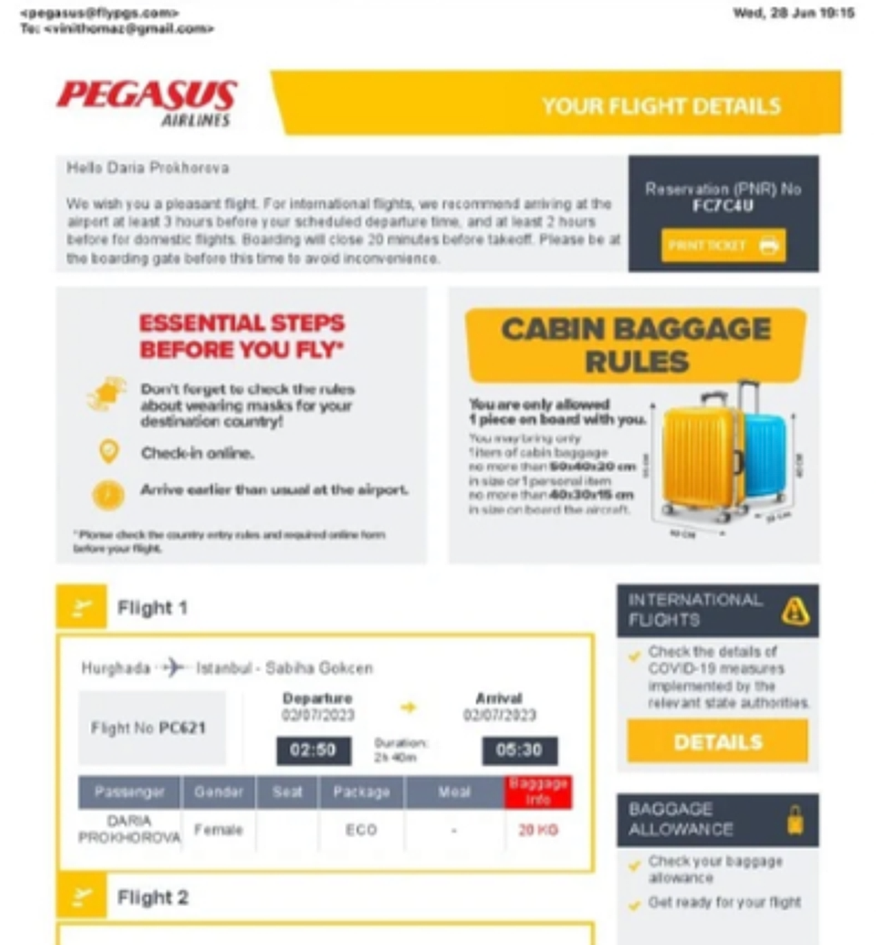 Flight Tickets