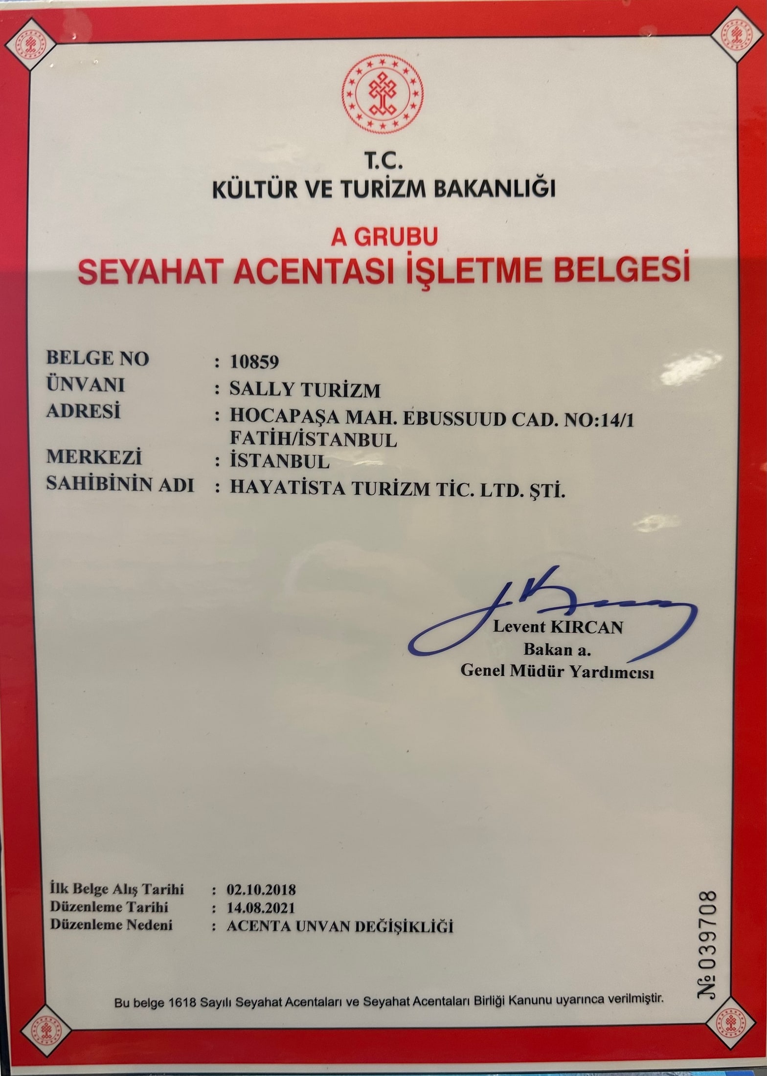 UAE Tourism License